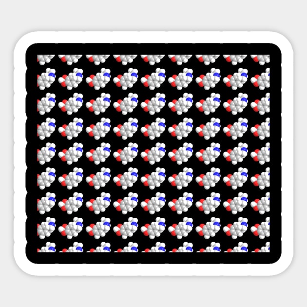 Ecstasy Molecule Chemistry Sticker by ChemECool